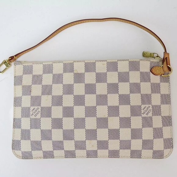 Authentic LOUIS VUITTON Neverfull MM Damier Azur Tote Bag - Picture 7 of 15